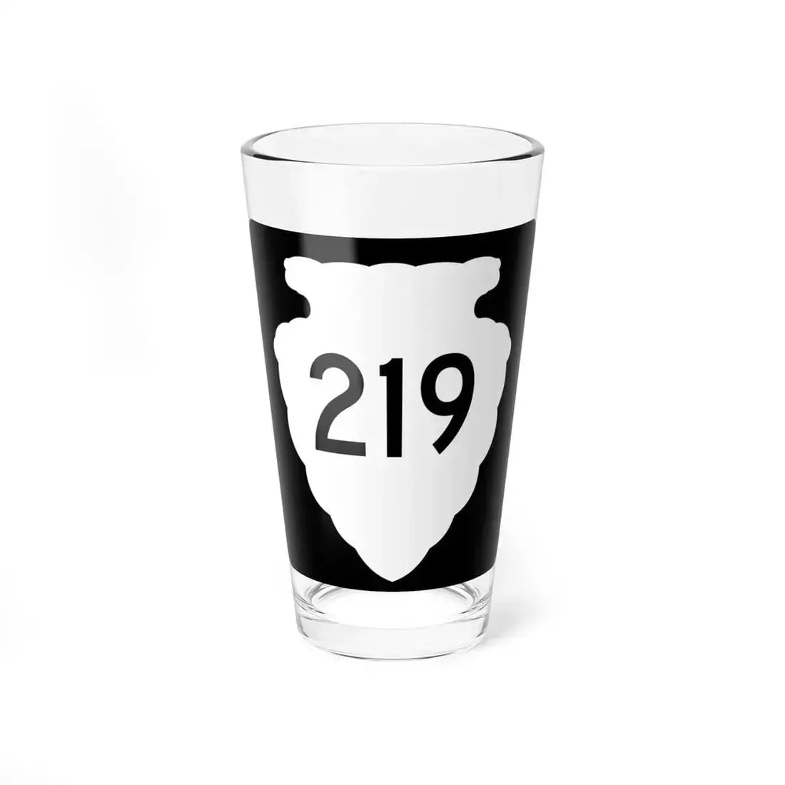 MT-sec-219 (Montana) (Road Sign) Pint Glass 16oz 16oz - Go Mug Yourself