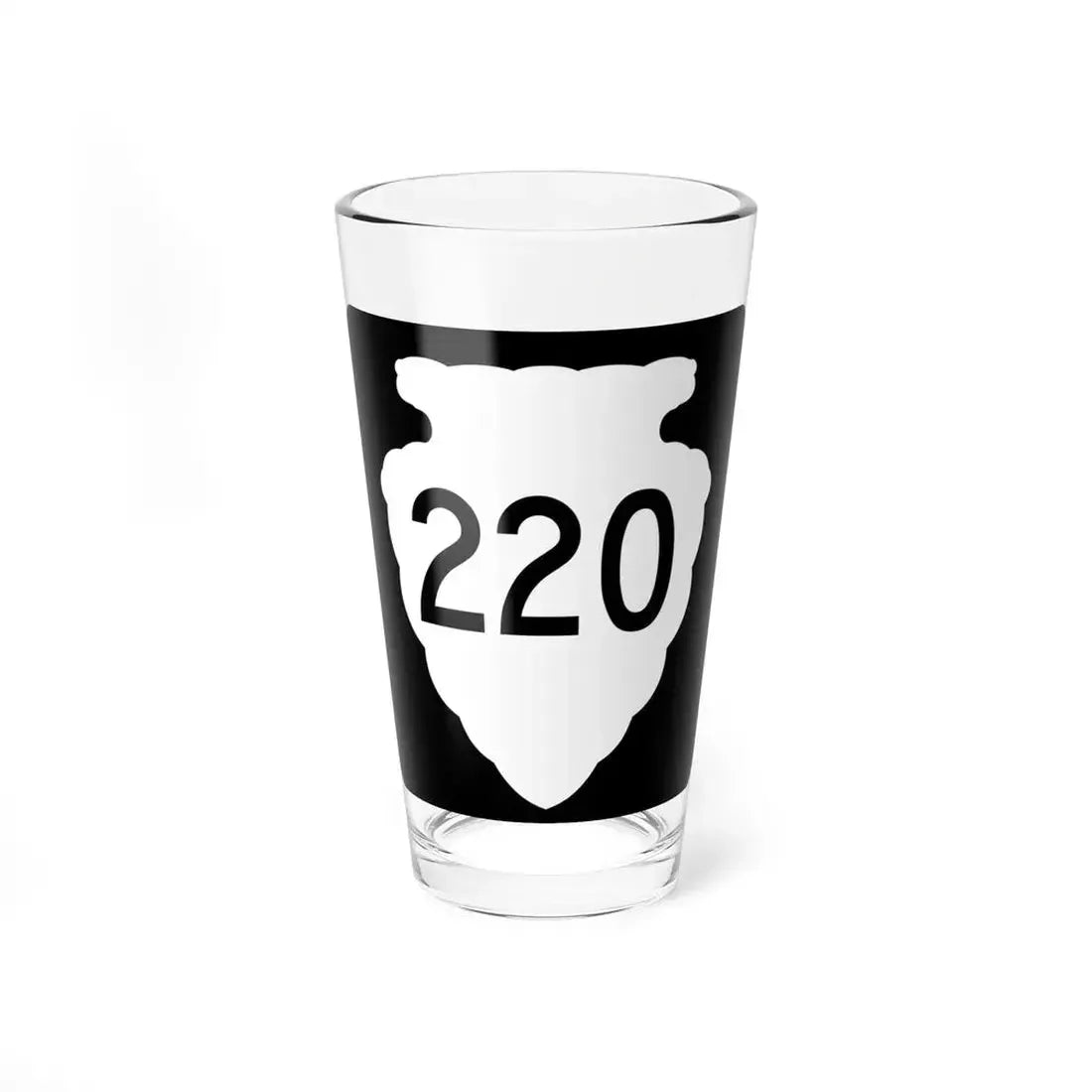 MT-sec-220 (Montana) (Road Sign) Pint Glass 16oz 16oz - Go Mug Yourself