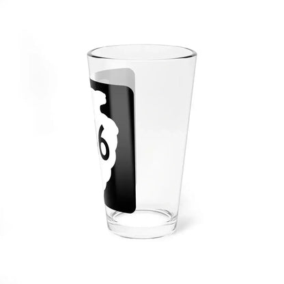 MT-sec-246 (Montana) (Road Sign) Pint Glass 16oz - Go Mug Yourself