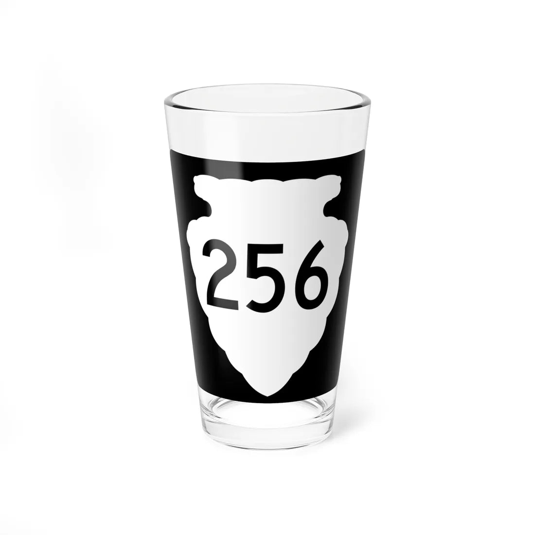 MT-sec-256 (Montana) (Road Sign) Pint Glass 16oz 16oz - Go Mug Yourself