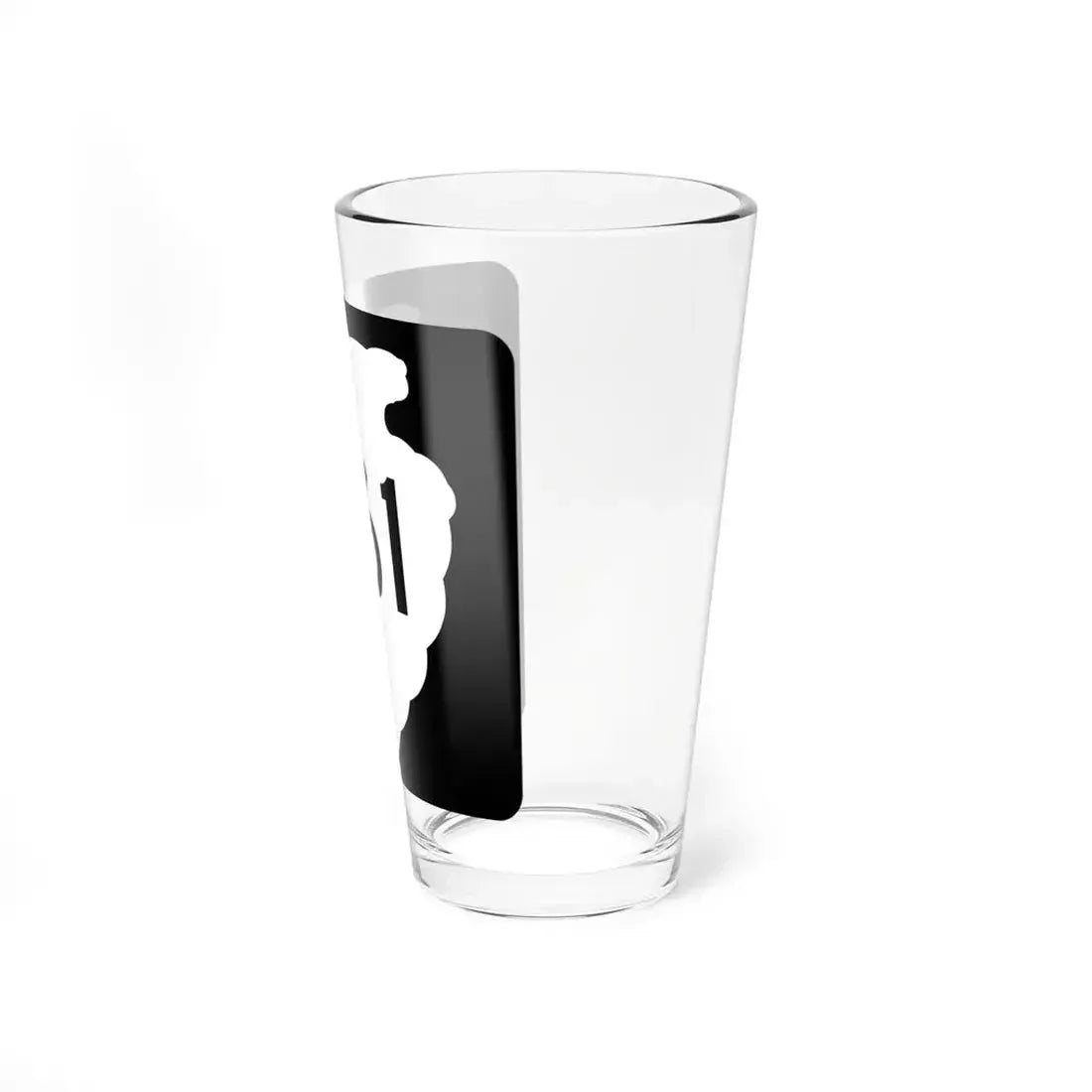 MT-sec-261 (Montana) (Road Sign) Pint Glass 16oz - Go Mug Yourself