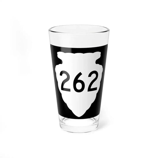 MT-sec-262 (Montana) (Road Sign) Pint Glass 16oz 16oz - Go Mug Yourself