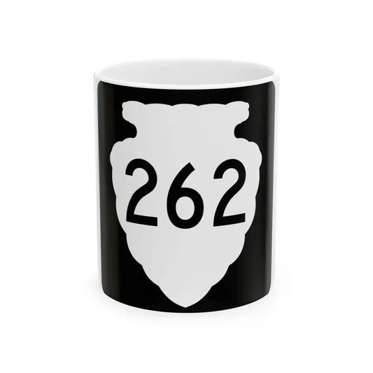 MT-sec-262 (Montana) (Road Sign) White Coffee Mug 11oz - Go Mug Yourself