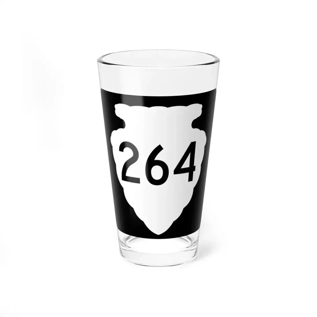 MT-sec-264 (Montana) (Road Sign) Pint Glass 16oz 16oz - Go Mug Yourself