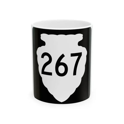 MT-sec-267 (Montana) (Road Sign) White Coffee Mug 11oz - Go Mug Yourself