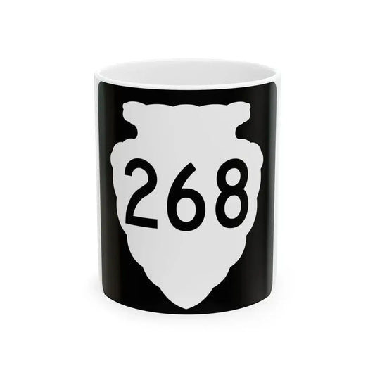 MT-sec-268 (Montana) (Road Sign) White Coffee Mug 11oz - Go Mug Yourself