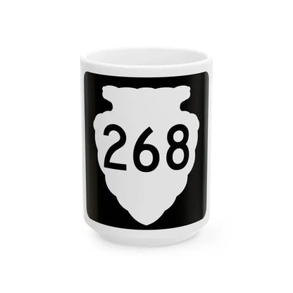 MT-sec-268 (Montana) (Road Sign) White Coffee Mug 15oz - Go Mug Yourself