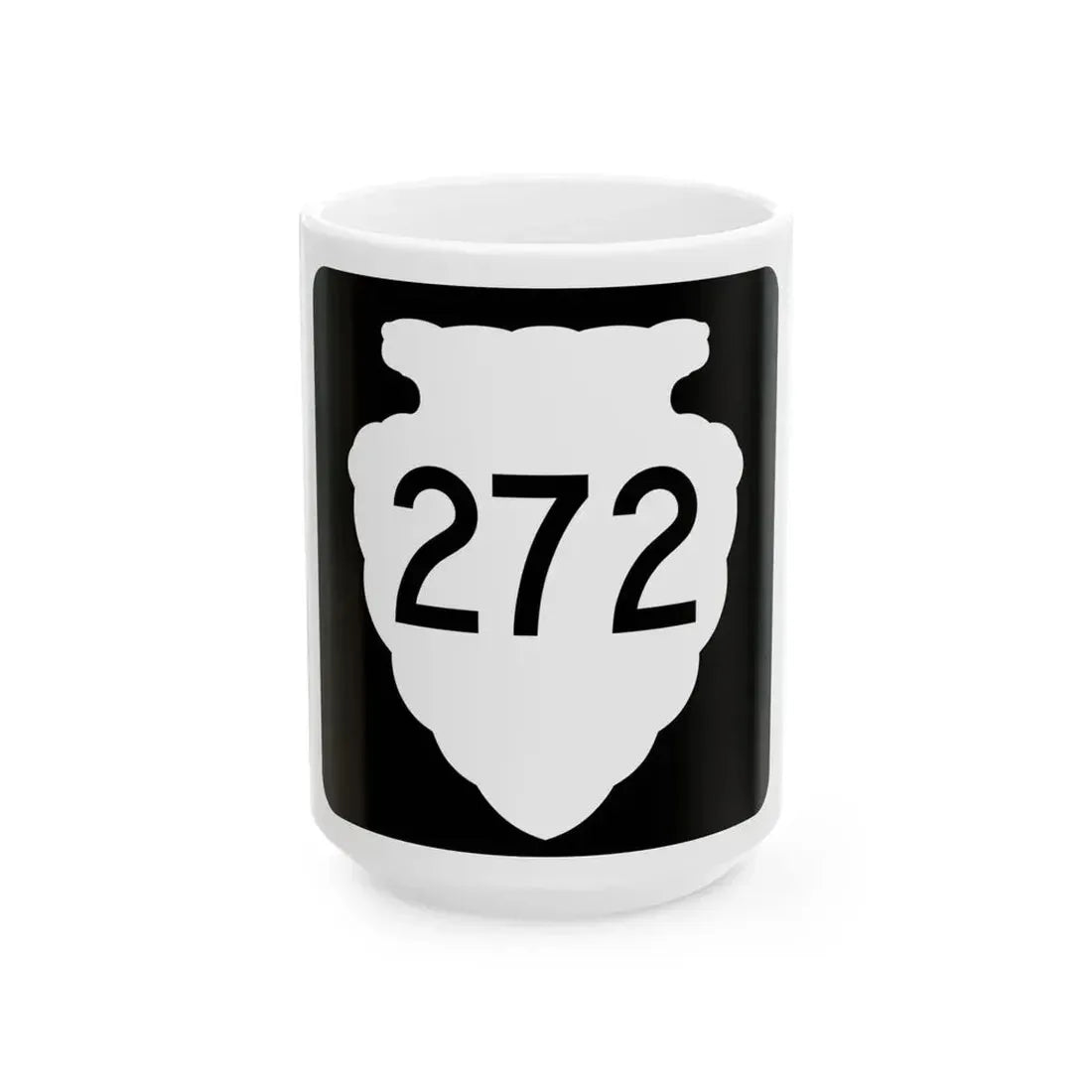 MT-sec-272 (Montana) (Road Sign) White Coffee Mug 15oz - Go Mug Yourself