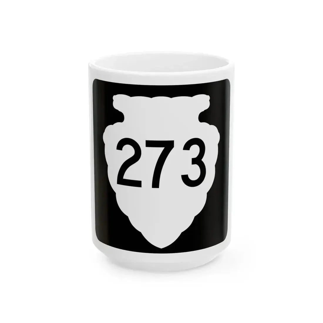 MT-sec-273 (Montana) (Road Sign) White Coffee Mug 15oz - Go Mug Yourself
