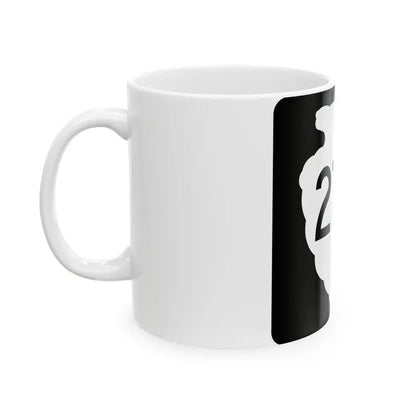 MT-sec-274 (Montana) (Road Sign) White Coffee Mug - Go Mug Yourself