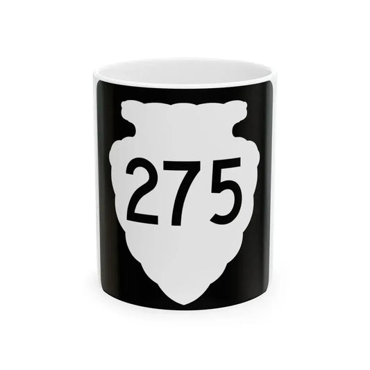 MT-sec-275 (Montana) (Road Sign) White Coffee Mug 11oz - Go Mug Yourself