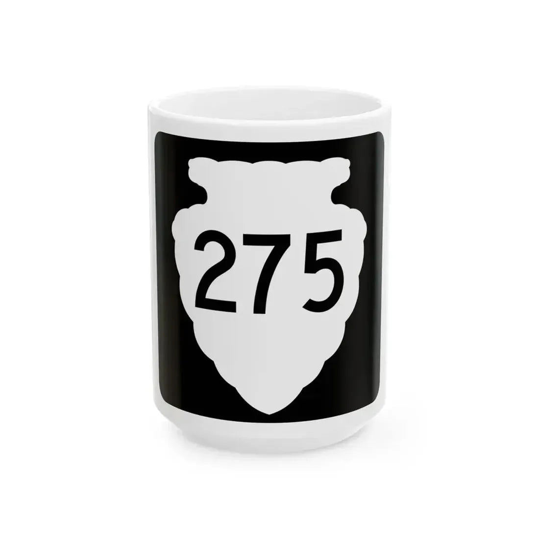 MT-sec-275 (Montana) (Road Sign) White Coffee Mug 15oz - Go Mug Yourself