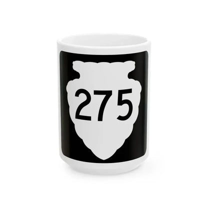 MT-sec-275 (Montana) (Road Sign) White Coffee Mug 15oz - Go Mug Yourself