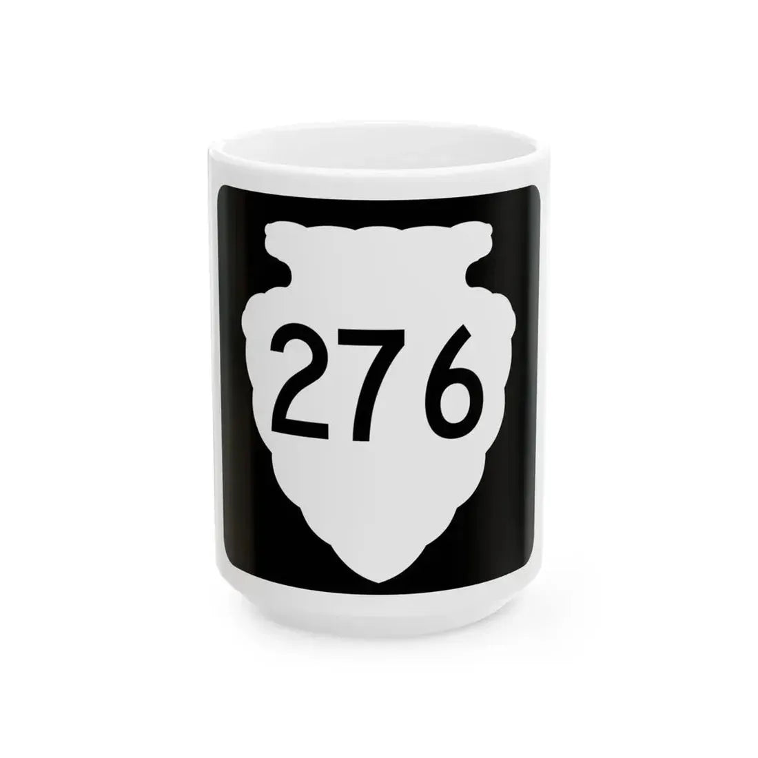 MT-sec-276 (Montana) (Road Sign) White Coffee Mug 15oz - Go Mug Yourself
