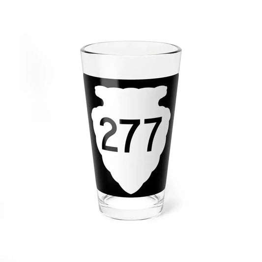 MT-sec-277 (Montana) (Road Sign) Pint Glass 16oz 16oz - Go Mug Yourself