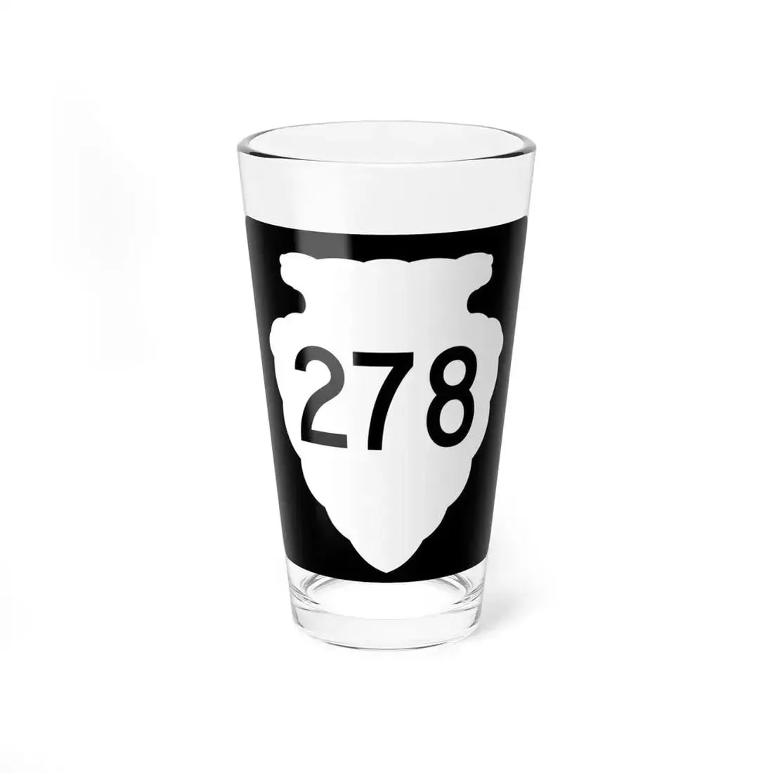 MT-sec-278 (Montana) (Road Sign) Pint Glass 16oz 16oz - Go Mug Yourself