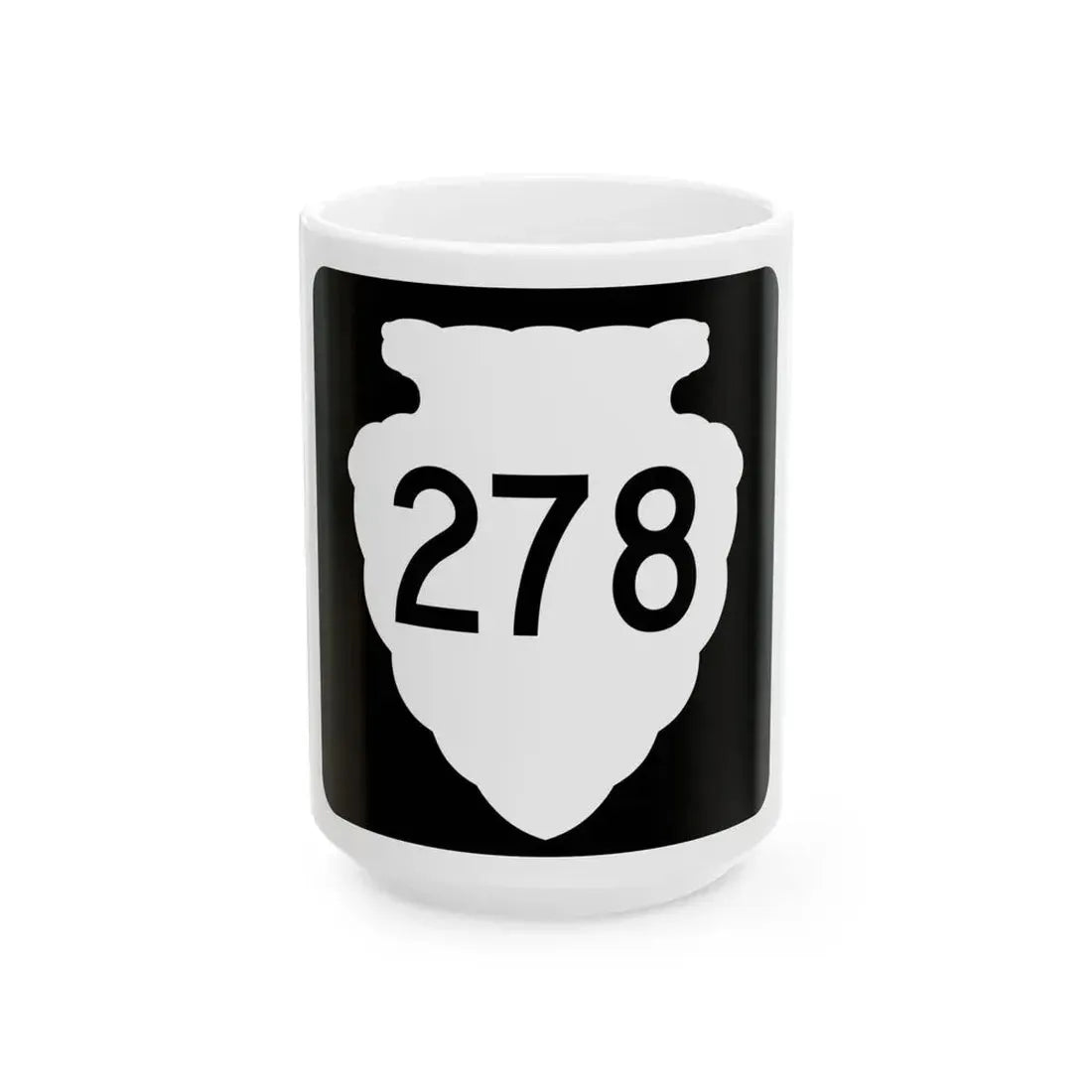 MT-sec-278 (Montana) (Road Sign) White Coffee Mug 15oz - Go Mug Yourself