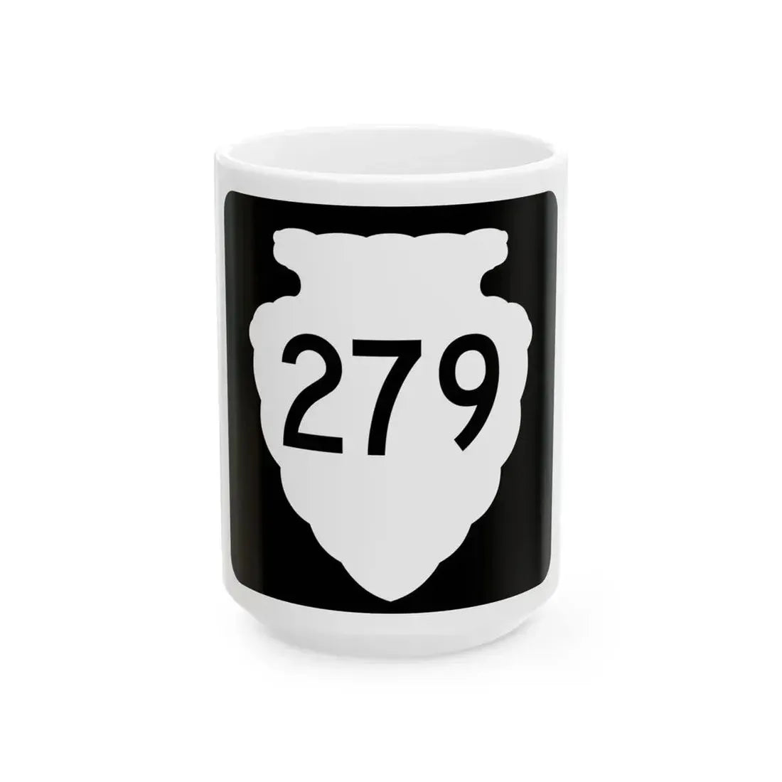 MT-sec-279 (Montana) (Road Sign) White Coffee Mug 15oz - Go Mug Yourself