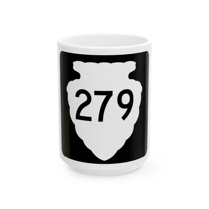 MT-sec-279 (Montana) (Road Sign) White Coffee Mug 15oz - Go Mug Yourself