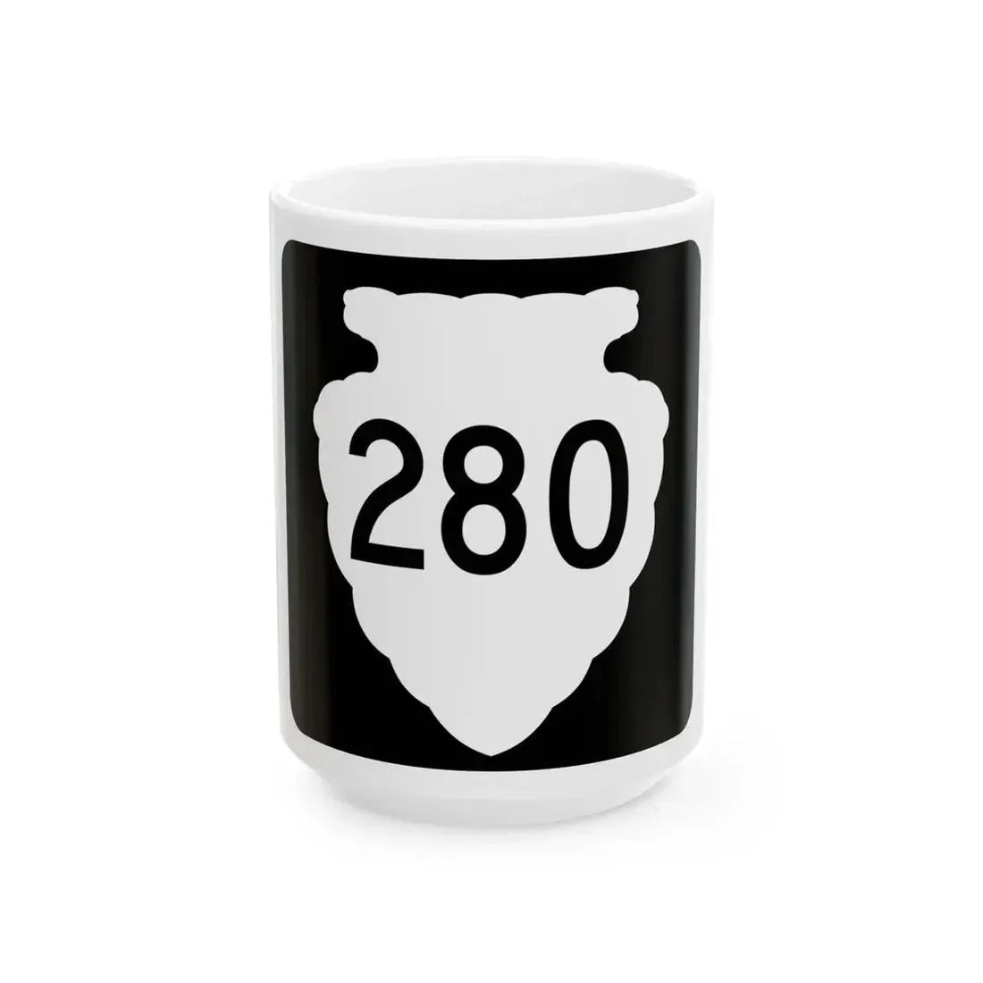 MT-sec-280 (Montana) (Road Sign) White Coffee Mug 15oz - Go Mug Yourself