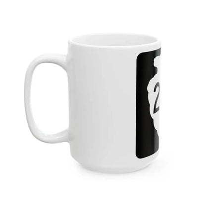 MT-sec-280 (Montana) (Road Sign) White Coffee Mug - Go Mug Yourself