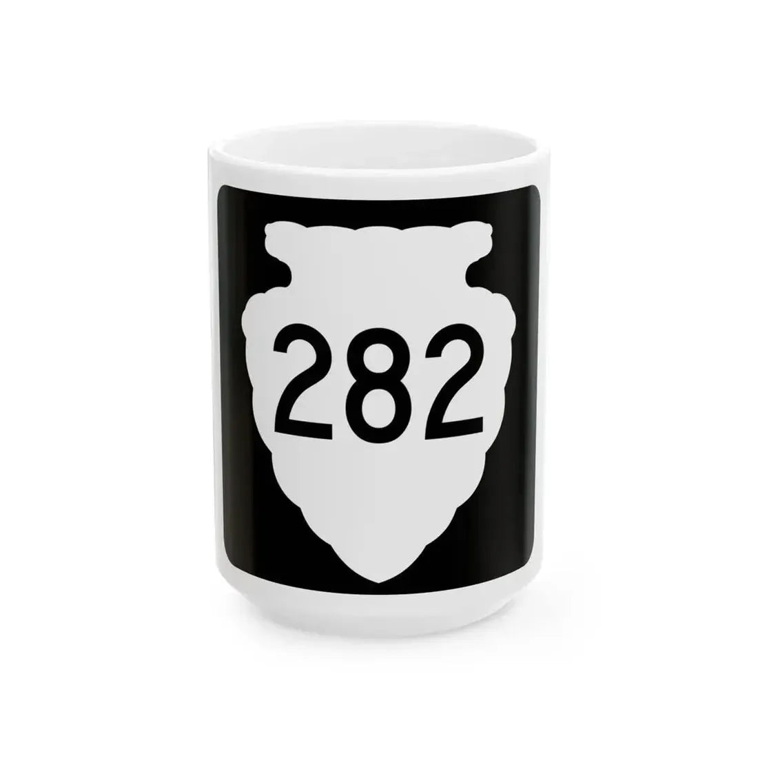 MT-sec-282 (Montana) (Road Sign) White Coffee Mug 15oz - Go Mug Yourself