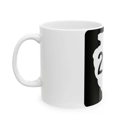 MT-sec-284 (Montana) (Road Sign) White Coffee Mug - Go Mug Yourself