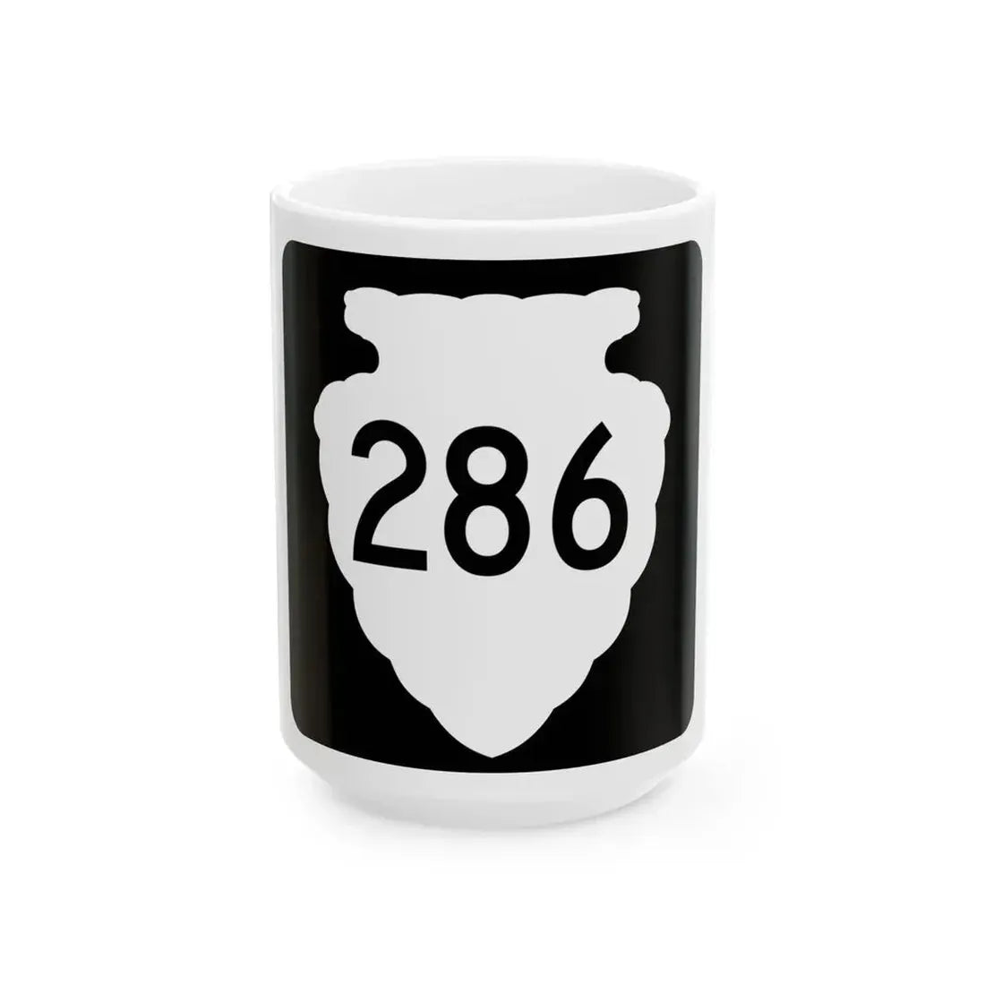 MT-sec-286 (Montana) (Road Sign) White Coffee Mug 15oz - Go Mug Yourself