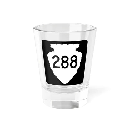 MT-sec-288 (Montana) (Road Sign) Shot Glass 1.5oz 1.5oz - Go Mug Yourself