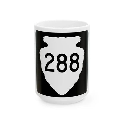 MT-sec-288 (Montana) (Road Sign) White Coffee Mug 15oz - Go Mug Yourself