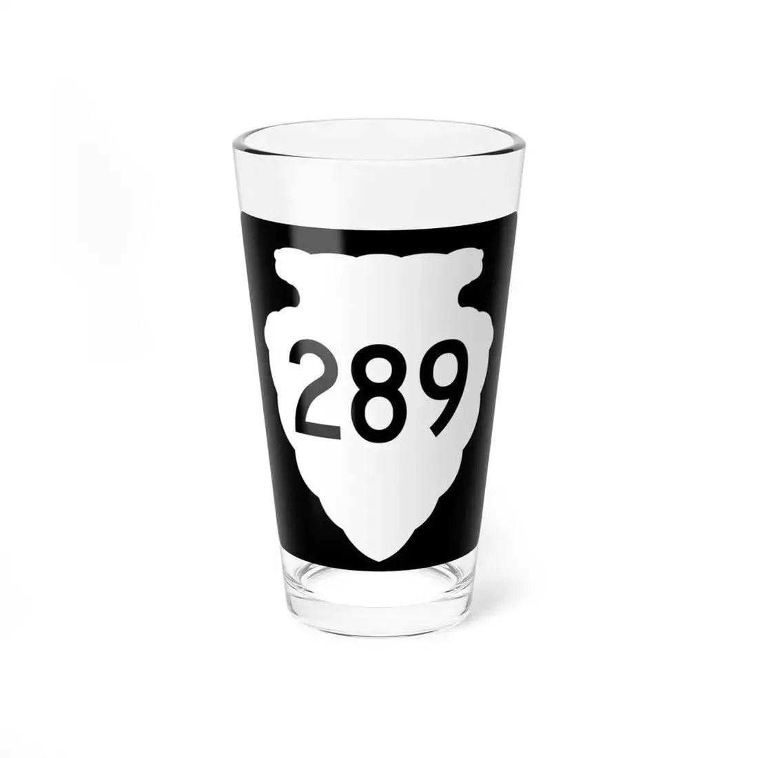 MT-sec-289 (Montana) (Road Sign) Pint Glass 16oz 16oz - Go Mug Yourself
