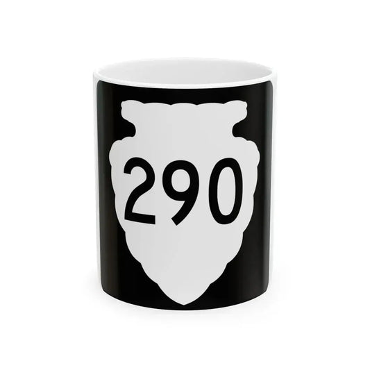 MT-sec-290 (Montana) (Road Sign) White Coffee Mug 11oz - Go Mug Yourself