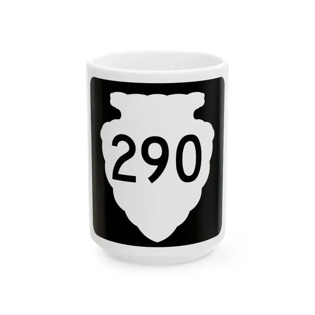 MT-sec-290 (Montana) (Road Sign) White Coffee Mug 15oz - Go Mug Yourself