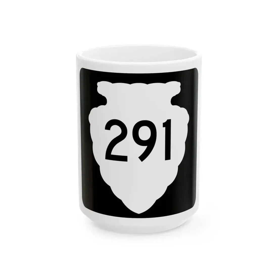 MT-sec-291 (Montana) (Road Sign) White Coffee Mug 15oz - Go Mug Yourself