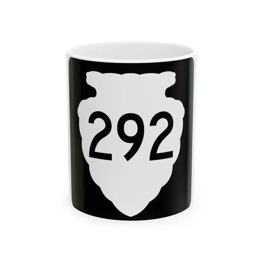 MT-sec-292 (Montana) (Road Sign) White Coffee Mug 11oz - Go Mug Yourself