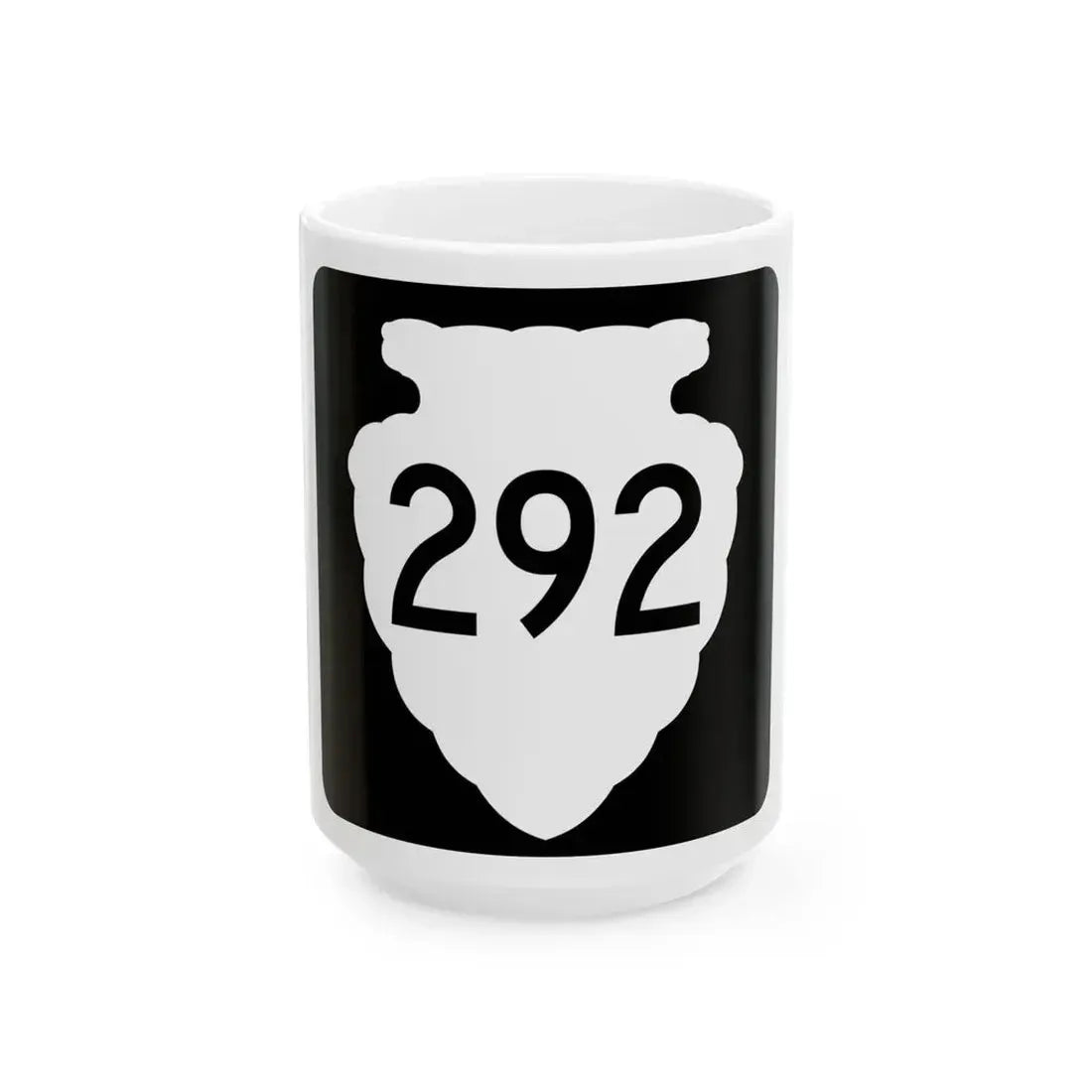 MT-sec-292 (Montana) (Road Sign) White Coffee Mug 15oz - Go Mug Yourself