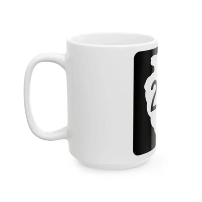 MT-sec-292 (Montana) (Road Sign) White Coffee Mug - Go Mug Yourself