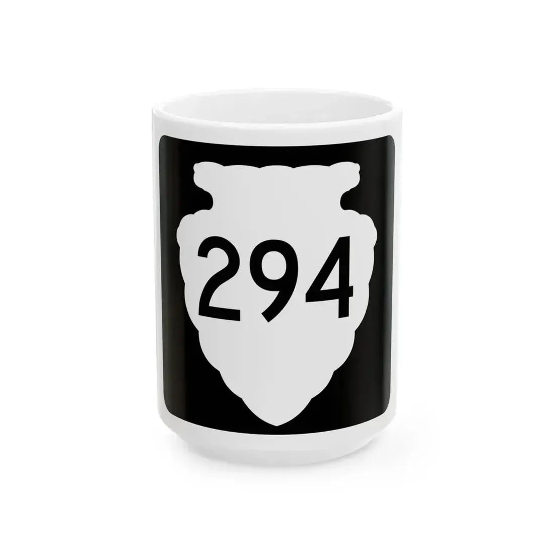MT-sec-294 (Montana) (Road Sign) White Coffee Mug 15oz - Go Mug Yourself