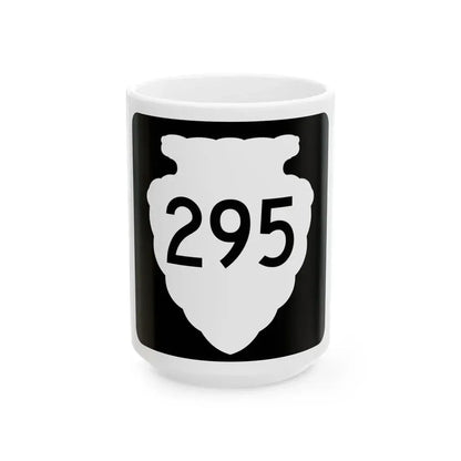 MT-sec-295 (Montana) (Road Sign) White Coffee Mug 15oz - Go Mug Yourself