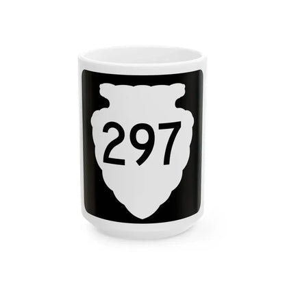 MT-sec-297 (Montana) (Road Sign) White Coffee Mug 15oz - Go Mug Yourself