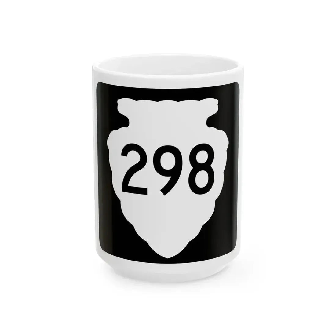 MT-sec-298 (Montana) (Road Sign) White Coffee Mug 15oz - Go Mug Yourself
