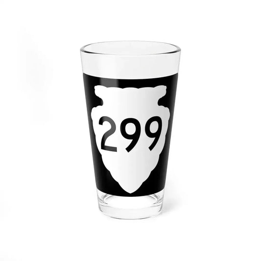 MT-sec-299 (Montana) (Road Sign) Pint Glass 16oz 16oz - Go Mug Yourself