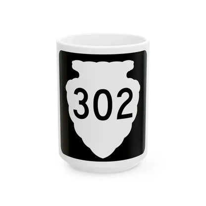MT-sec-302 (Montana) (Road Sign) White Coffee Mug 15oz - Go Mug Yourself