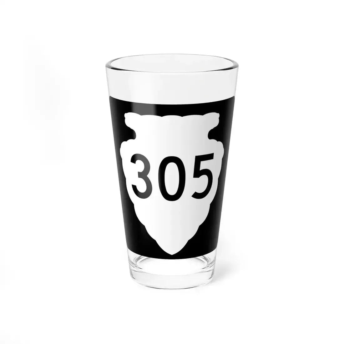 MT-sec-305 (Montana) (Road Sign) Pint Glass 16oz 16oz - Go Mug Yourself