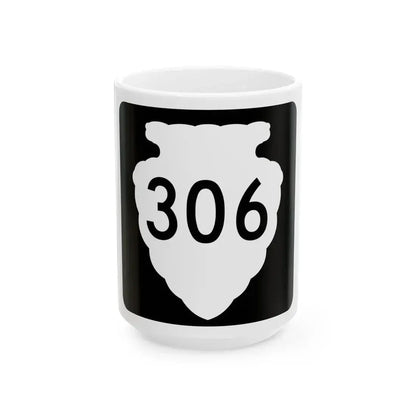 MT-sec-306 (Montana) (Road Sign) White Coffee Mug 15oz - Go Mug Yourself