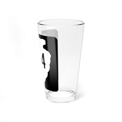 MT-sec-314 (Montana) (Road Sign) Pint Glass 16oz - Go Mug Yourself