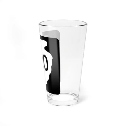 MT-sec-320 (Montana) (Road Sign) Pint Glass 16oz - Go Mug Yourself