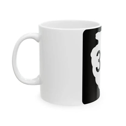 MT-sec-328 (Montana) (Road Sign) White Coffee Mug - Go Mug Yourself