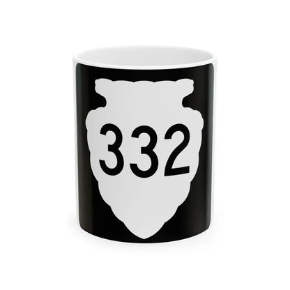 MT-sec-332 (Montana) (Road Sign) White Coffee Mug 11oz - Go Mug Yourself