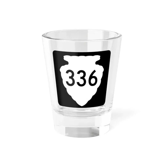 MT-sec-336 (Montana) (Road Sign) Shot Glass 1.5oz 1.5oz - Go Mug Yourself